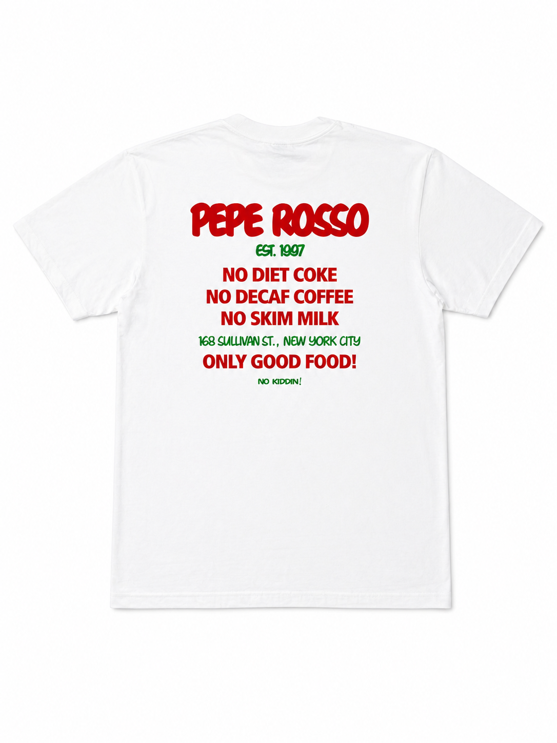 NO KIDDIN NYC X PEPE ROSSO